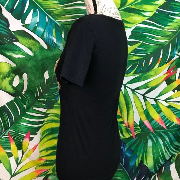 Euc Ripple Junction Juniors Small Gilmore Girls Luke's Logo Black T Shirt - Picture 3 of 7